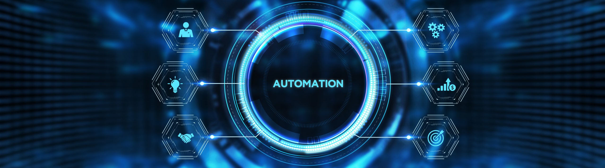 Abstract technological background with women  symbolizing DataTroops advanced data and analytics services.